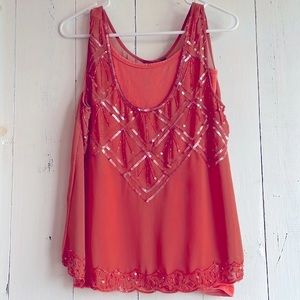 Buckle Boutique Sequin Layered Top